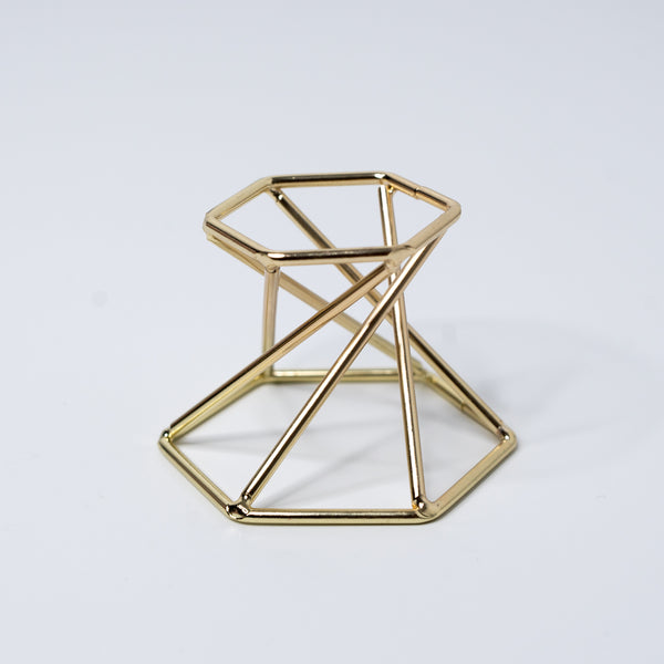 Gold Hex Stand