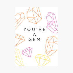 You're a Gem | Crystal Birthday Card