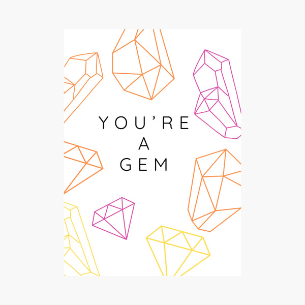 You're a Gem | Crystal Birthday Card