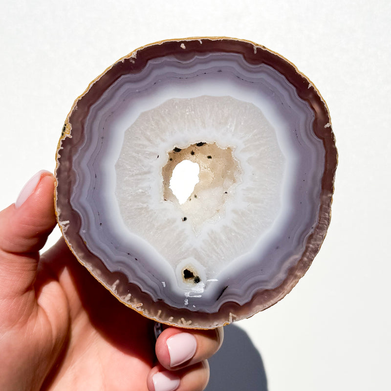 Druzy Agate Slice