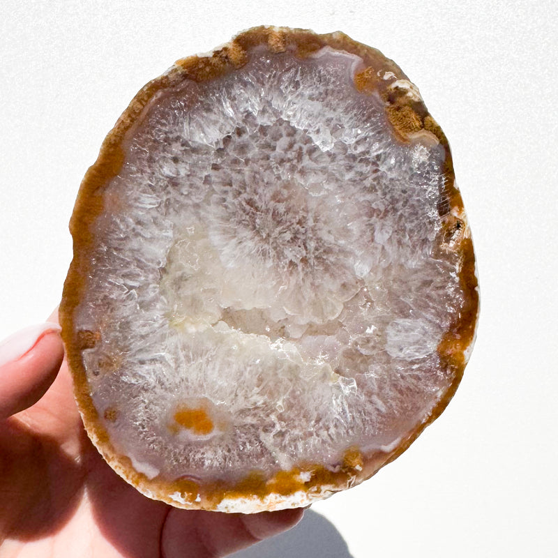 Druzy Agate Slice