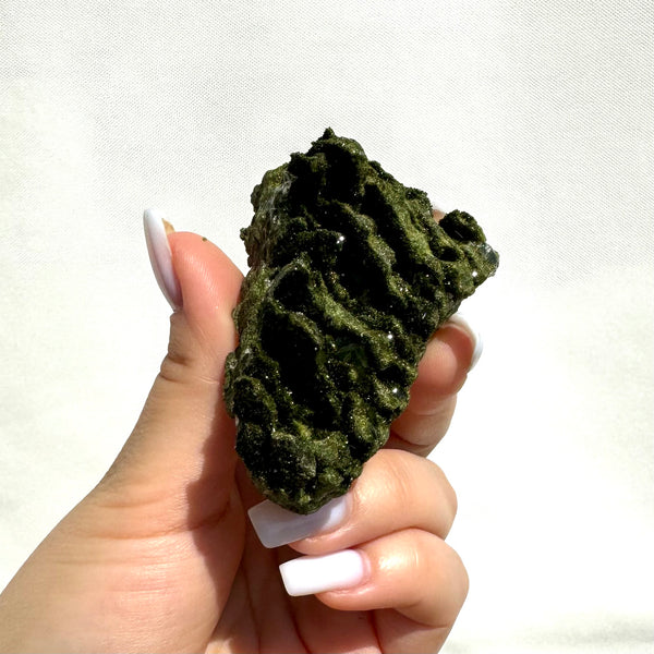 Forest Epidote with Quartz