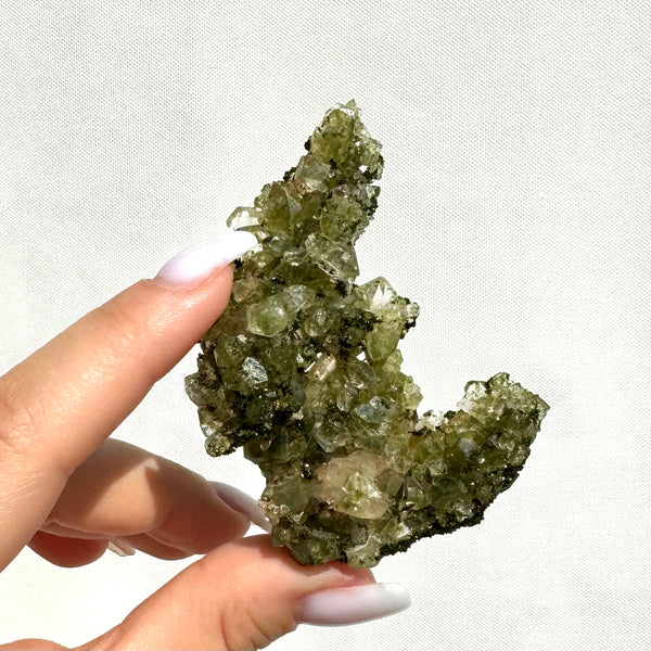 Forest Epidote with Quartz