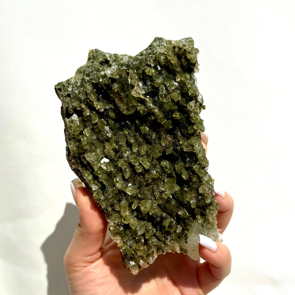 Forest Epidote with Quartz