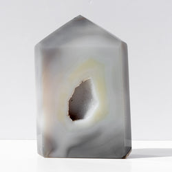 Druzy Agate Tower