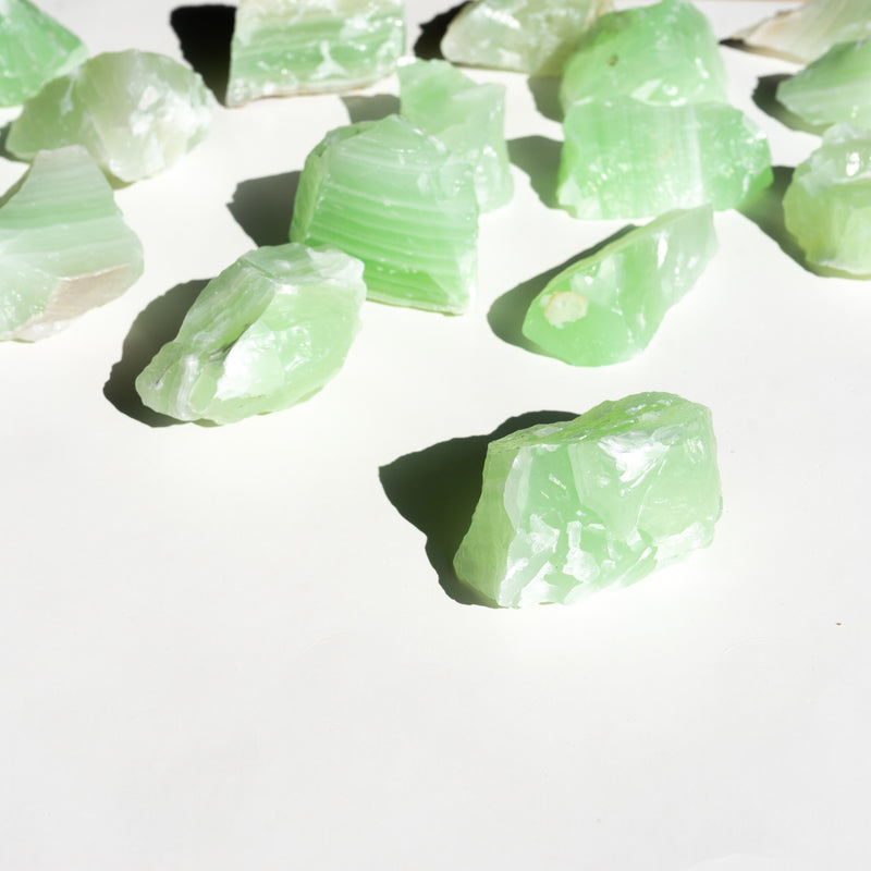Lime Green Calcite Chunk