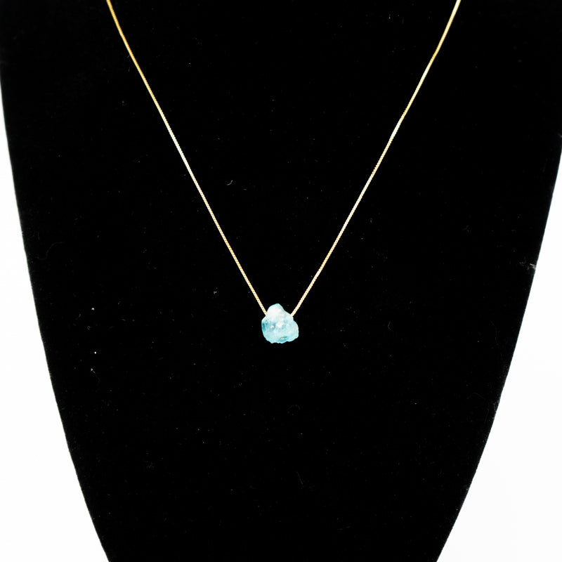 Gold Apatite Necklace